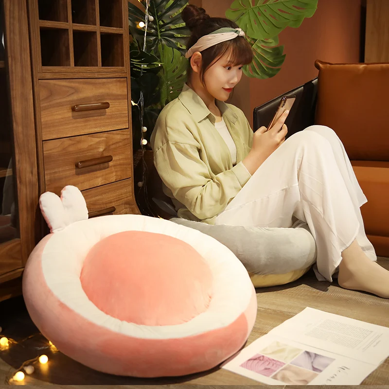 

Futon Cushion Back Office Chair Cushion Sofa Pillow Cushion Home Decoration Tatami Cute Cushion Lumbar Support Children's Gift