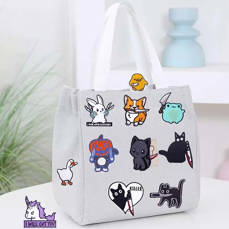 Утюг на заплатках для одежды наклейки одежду Кирки ткань вышитая нашивка