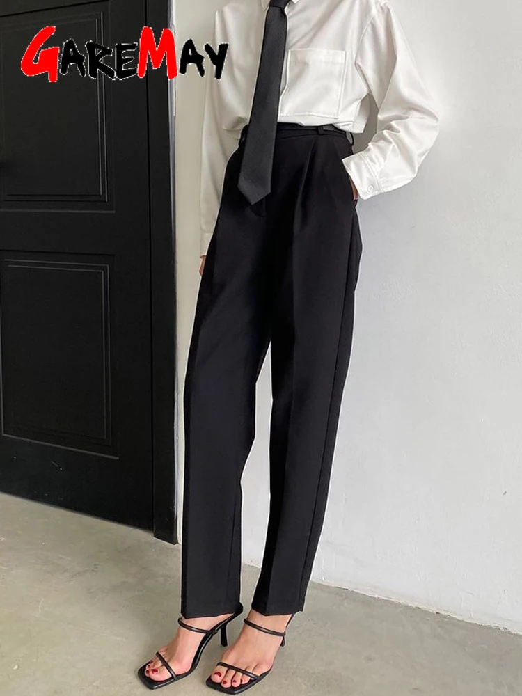 Garemay 2022 весенне-летние шаровары для женщин цвета хаки Повседневные Классические