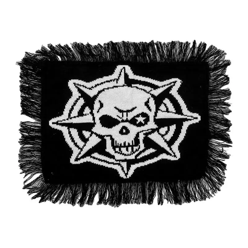 

Коврики для ужина на Хэллоуин, коврик с черепом для гостиной, настольное украшение для гостиной, столовой, кухни и Хэллоуина