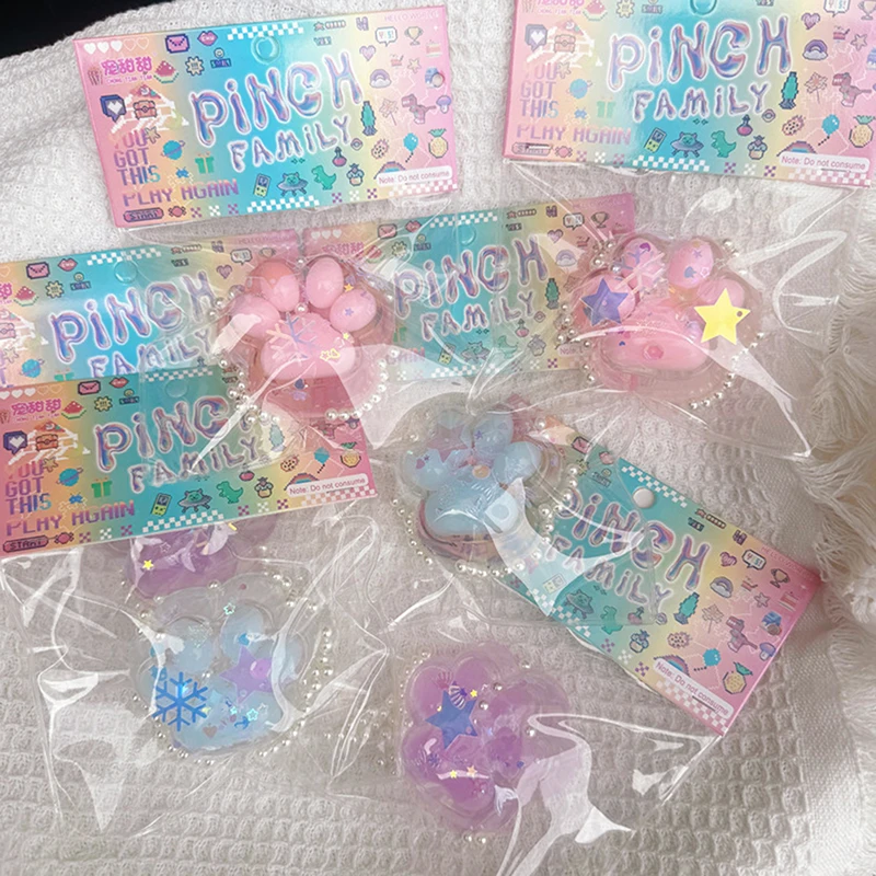 1 шт. прозрачная кошачья лапа игрушка с медленным отскоком декомпрессионный и