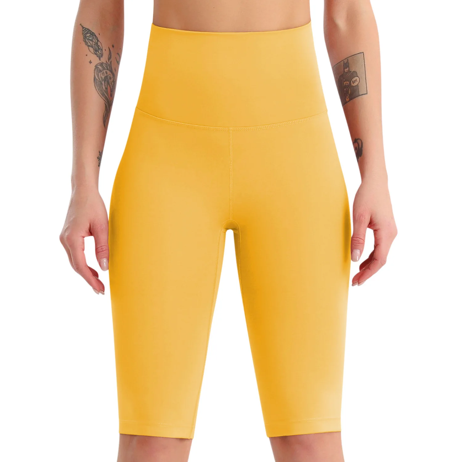 2023 Summer Nude Tight Yoga Pants Women's High Waist and Hip Lift PRO Fitness Pants Sweaty Running Quick Drying Sports Shorts