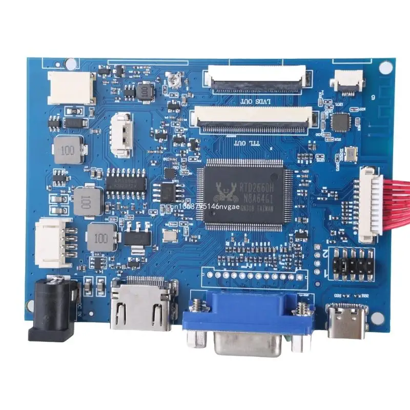 Фото 50-контактный TTL 40-контактный LVDS плата драйвера ЖК-экрана ЖК-дисплей в сборе 1024X600 комбинированный контроллер драйвера №4