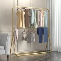 clothes rack hanging clothes rack balcony floor bedroom light luxury household simple drying rack storage cool clothes rod