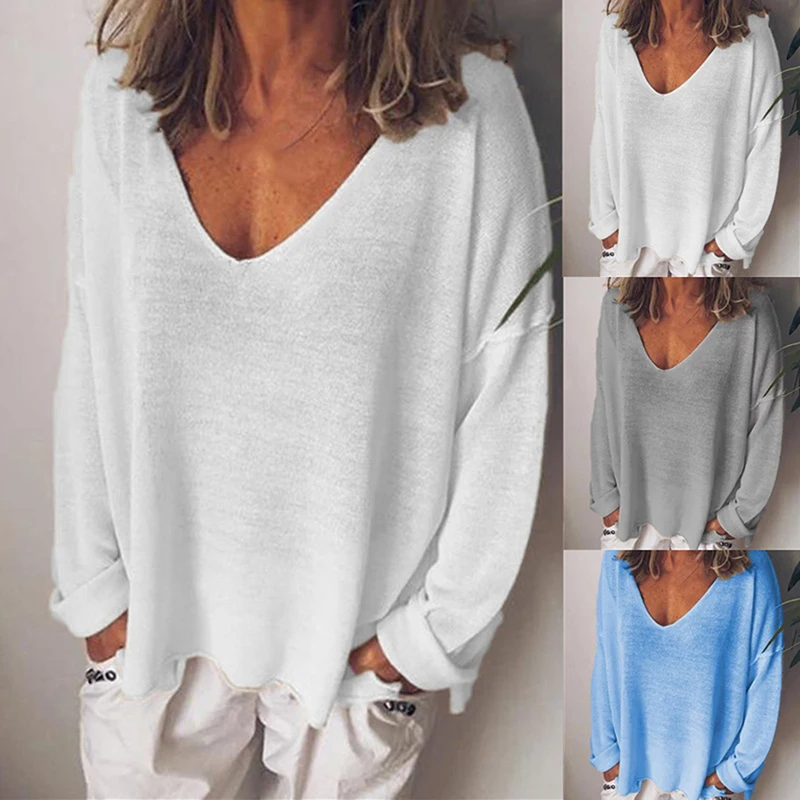 

Топы больших размеров, новинка, однотонные женские футболки в стиле Харадзюку, повседневные топы, летняя женская футболка с длинным рукавом...