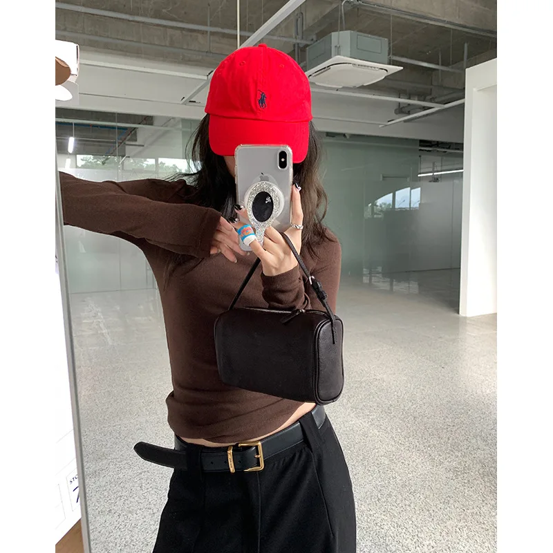 Nantao Sweet and Spicy Утягивающая маленькая рубашка с круглым вырезом для женщин Ранняя