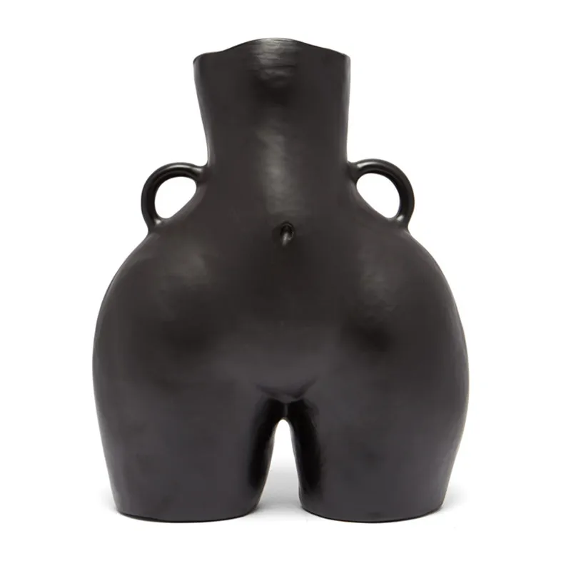 

Ваза в современном стиле с изображением девушки, бюста и задницы, манекен, человеческое тело, декоративные украшения, керамический цветок г...