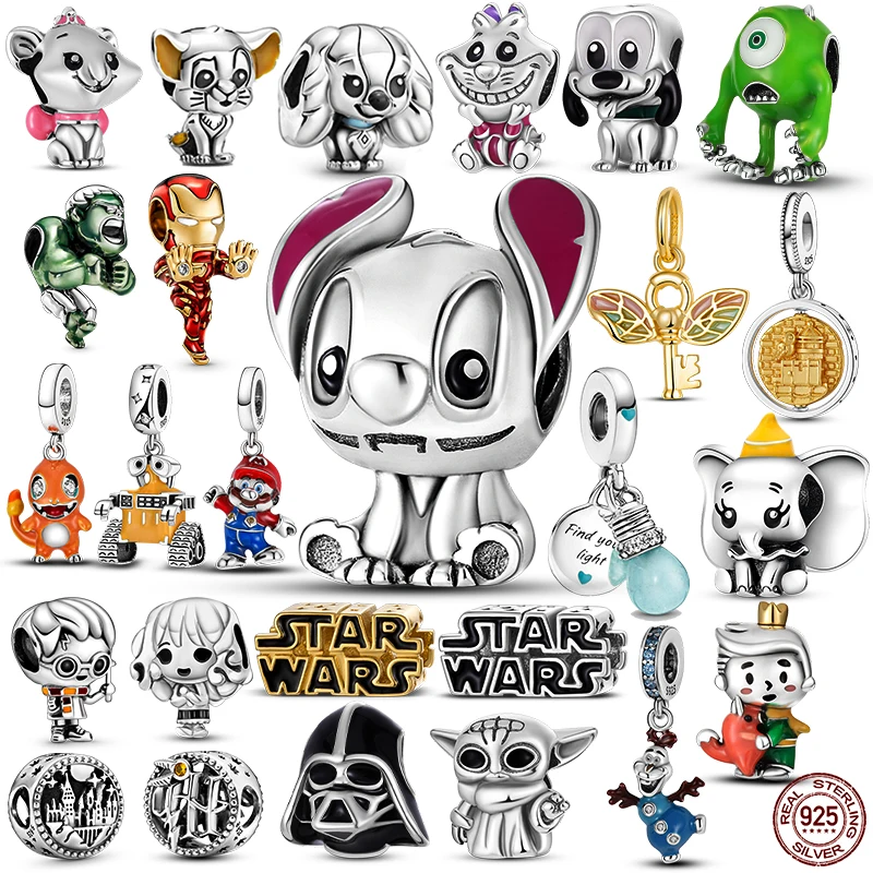 

2022 925 Sterling Silver Original Charm Cartoon Bead Fit Pandora Bracelet For Women Beads High Quality Jewelry Gift Wholesale