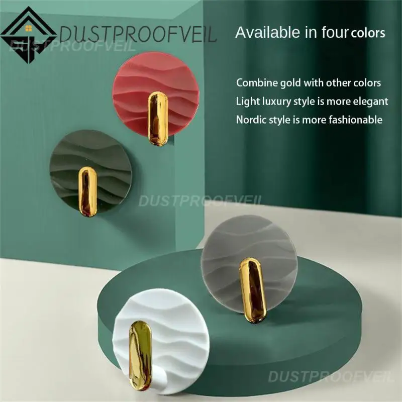 

Strong Load-bearing Capacity Hook Simple Installation No Trace Hook Punch-free Light Luxury Hanger Hook Self-adhesive Hook
