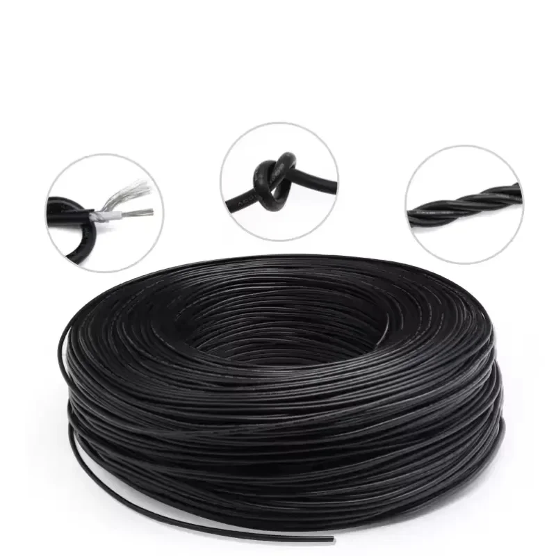 Фото Экранированный провод сигнальный кабель 10, 12, 14, 16, 18, 20-28 AWG UL1185 Электронный медный сигнальный экранный кабель Канальный аудио одноядерный 1C №4
