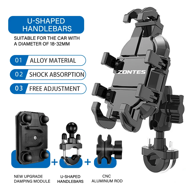 Держатель для мобильного телефона, GPS-подставка, кронштейн, аксессуары для мотоциклов для Zontes G1 125 ZT125 ZT U310R 310X ZT310R 310M