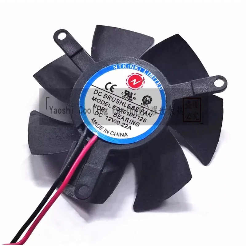 Новый вентилятор для графической карты DELL R5 430 235 R7 350 GT730 RX550 FD5010U12U