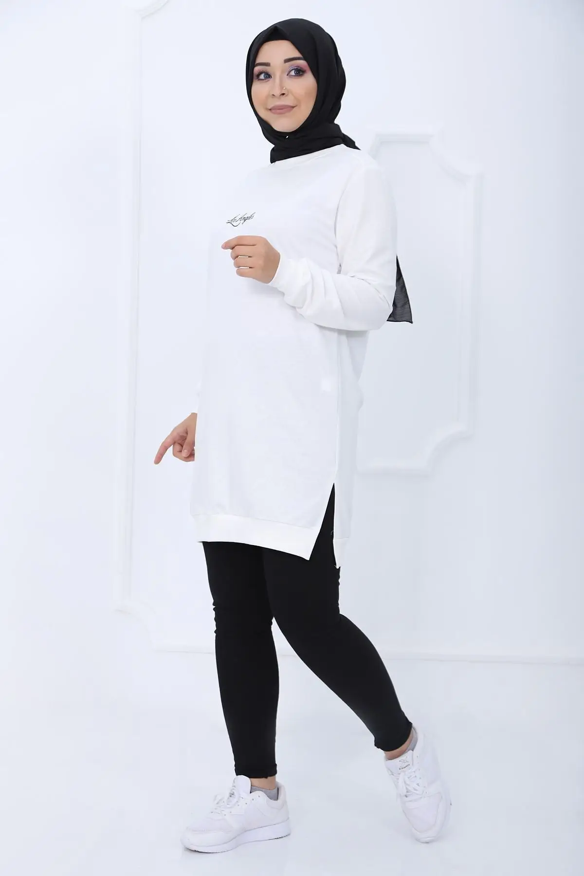 

Neck Tunic Sweater Women's summer Women Muslim Sweatshirt 2021 Fashion