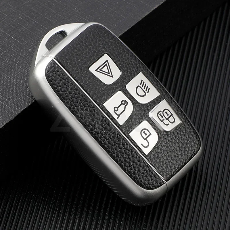 

Кожаный чехол для автомобильного ключа из ТПУ для Land Rover Range Rover Evoque Sport Freelander Discovery Velar для Jaguar XE XF XJ, чехол-брелок