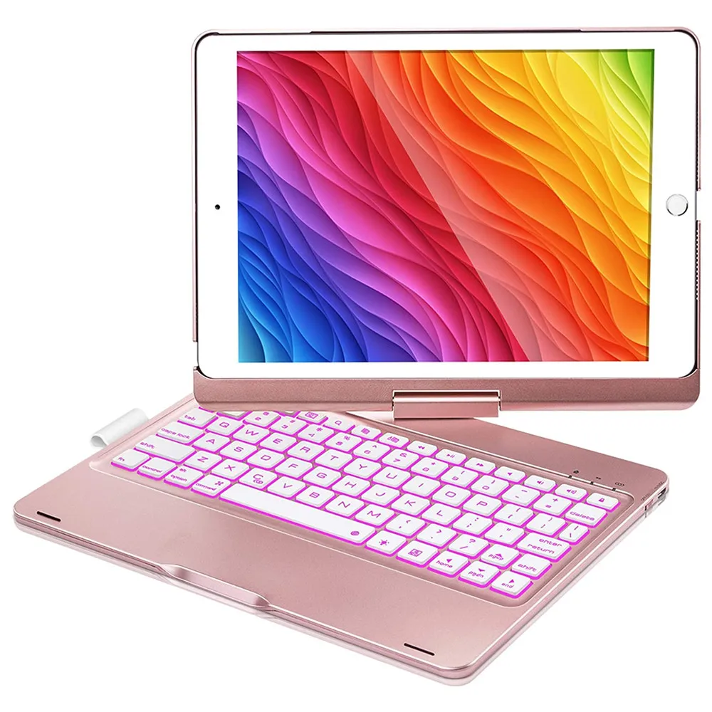 Backlit Keyboard Case for iPad Air2 Air1 Pro 11 Air 4 10.9 Air 3 7th 10.2 2019 Pro 10.5 Air 5 10.9 Bluetooth Keypad Tablet Cover