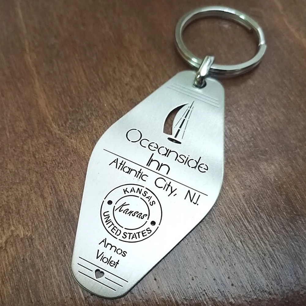 Customized Hotel Room Card Key Chain Mass Customization Stainless Steel Quality Key Chain To Enhance The Hotel Class