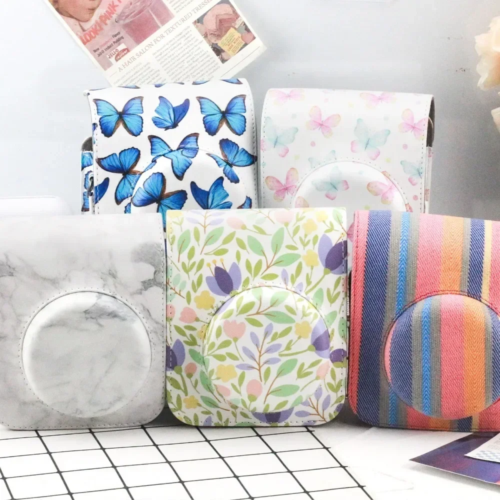 Чехол для камеры Instax Mini 12 мягкий защитный чехол из искусственной кожи дорожная