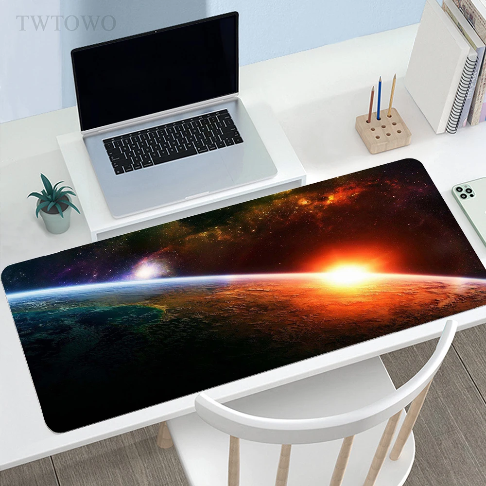 

Solar System Mouse Pad Gamer Home HD XXL MousePads Mouse Mat Desk Mats Soft Anti-slip Carpet Natural Rubber Office Mouse Mat