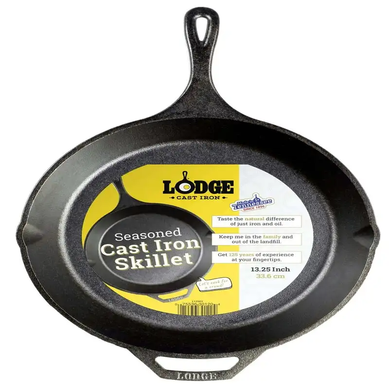 

Iron 13.25" Seasoned Skillet