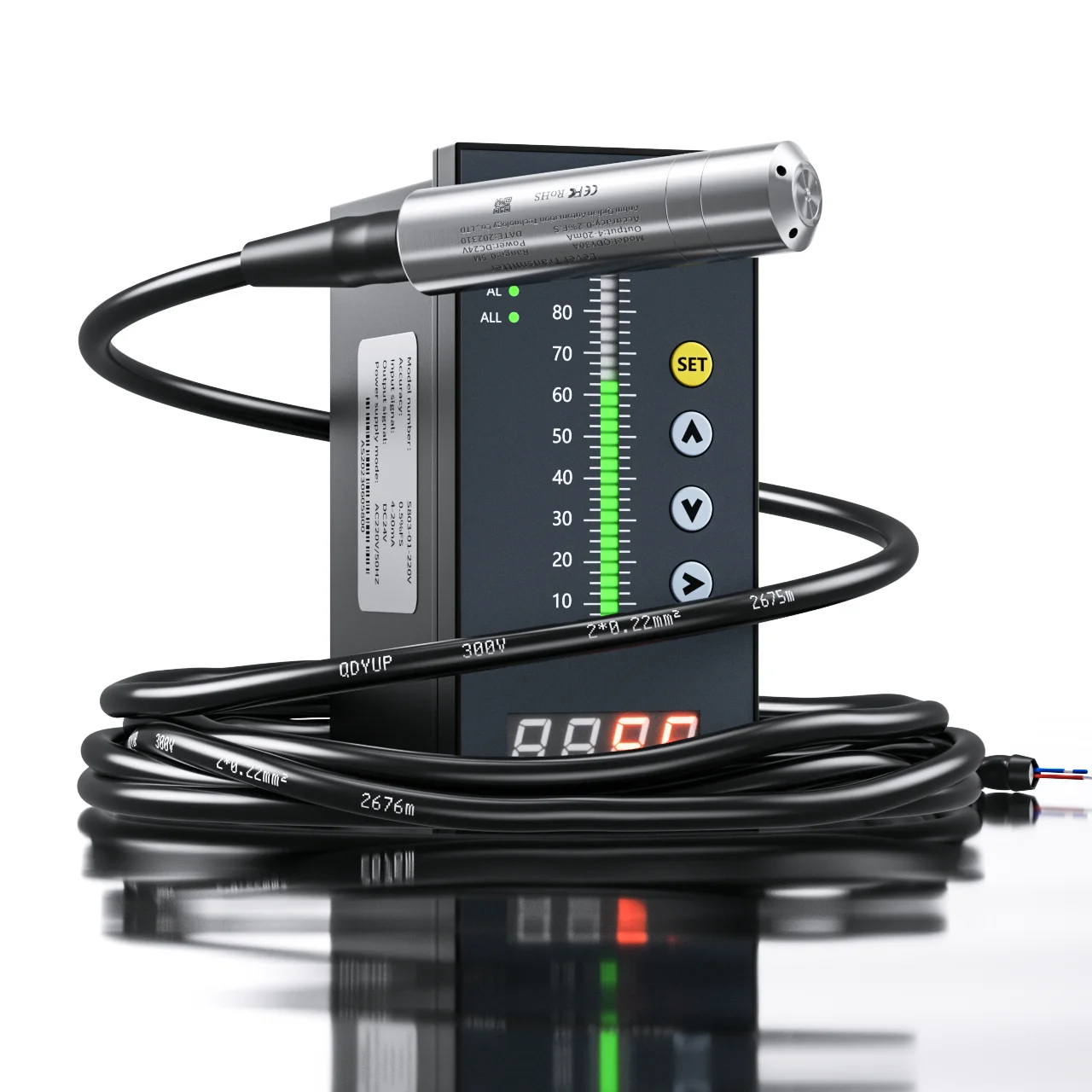 Передатчик уровня воды 15 м 4-20 резервуар для глубокая скважина водная башня