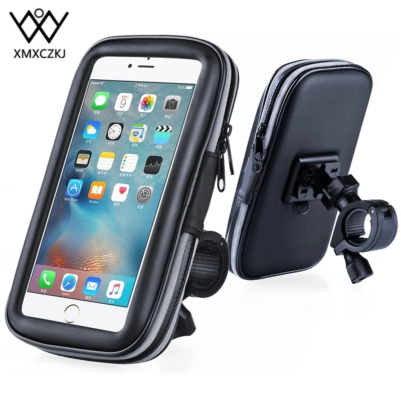 

Bicycle Motorcycle Phone Holder Waterproof Case GPS Bike Handlebar Mount for iPhone 11 Samsung Xiaomi Mobile Phone Case