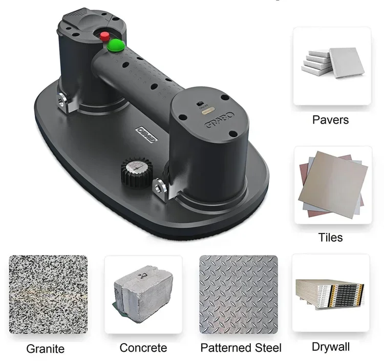 Портативный классический электрический захват Grabo аккумулятор стеклянная