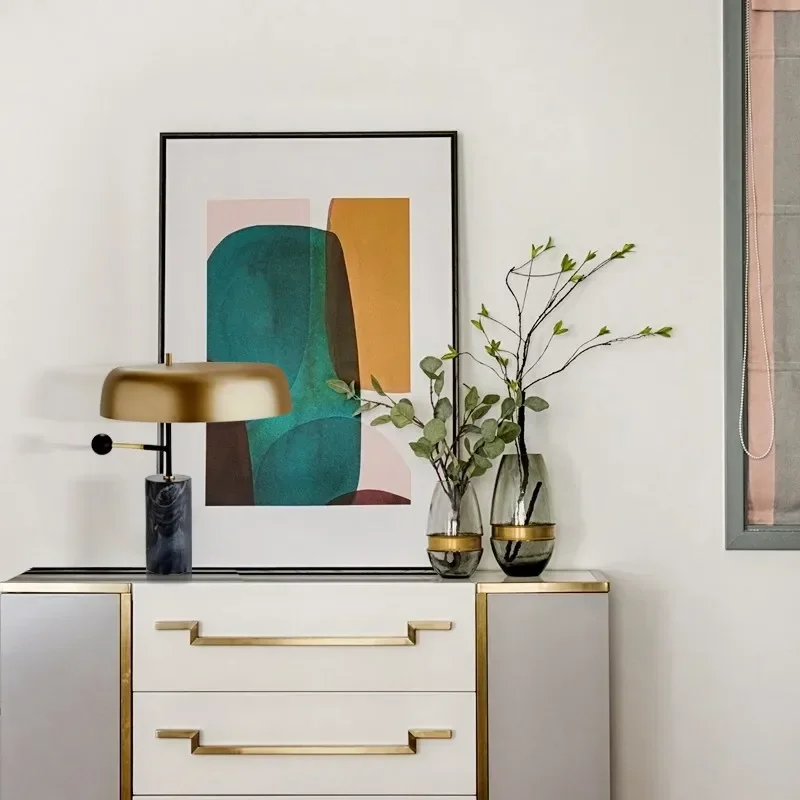 Оригинальная мраморная настольная лампа современный дизайнер роскошная