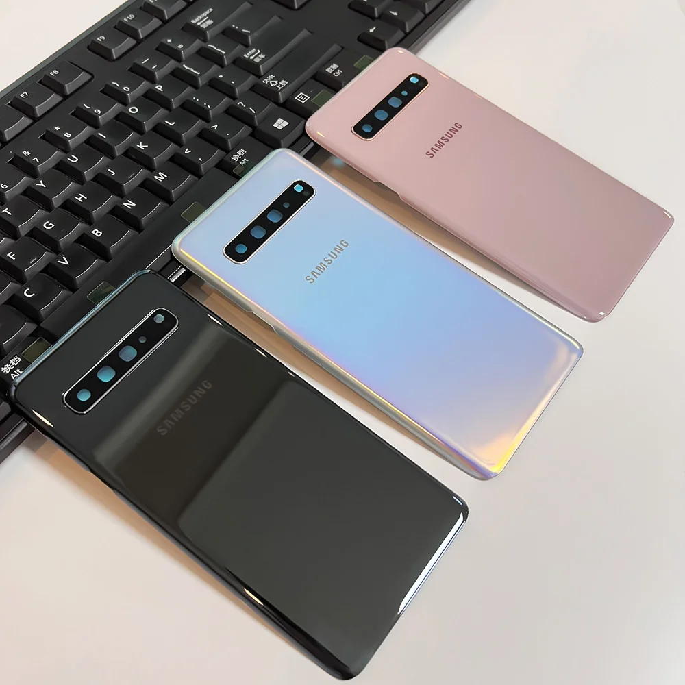 Original Replacement Battery Back Cover Door Glass Case For Samsung Galaxy S10 5G version Phone Back Cover Case Glass Backshell