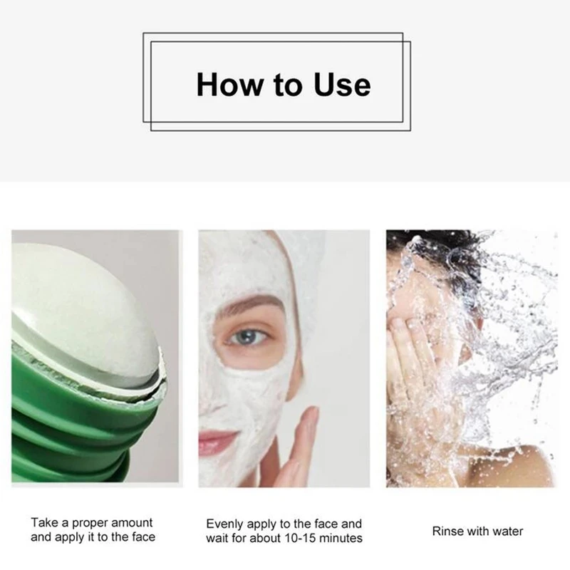 Глубокая Очищающая зеленая чайная маска DJBS глина для очистки лица очищения кожи