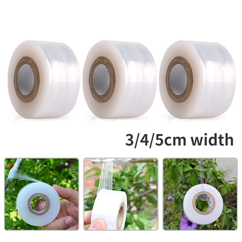 

PE Grafting Tape Film Self-adhesive Portable Garden Tree Plants Seedlings Grafting Supplies Stretchable Eco-friendly 3/4/5cm