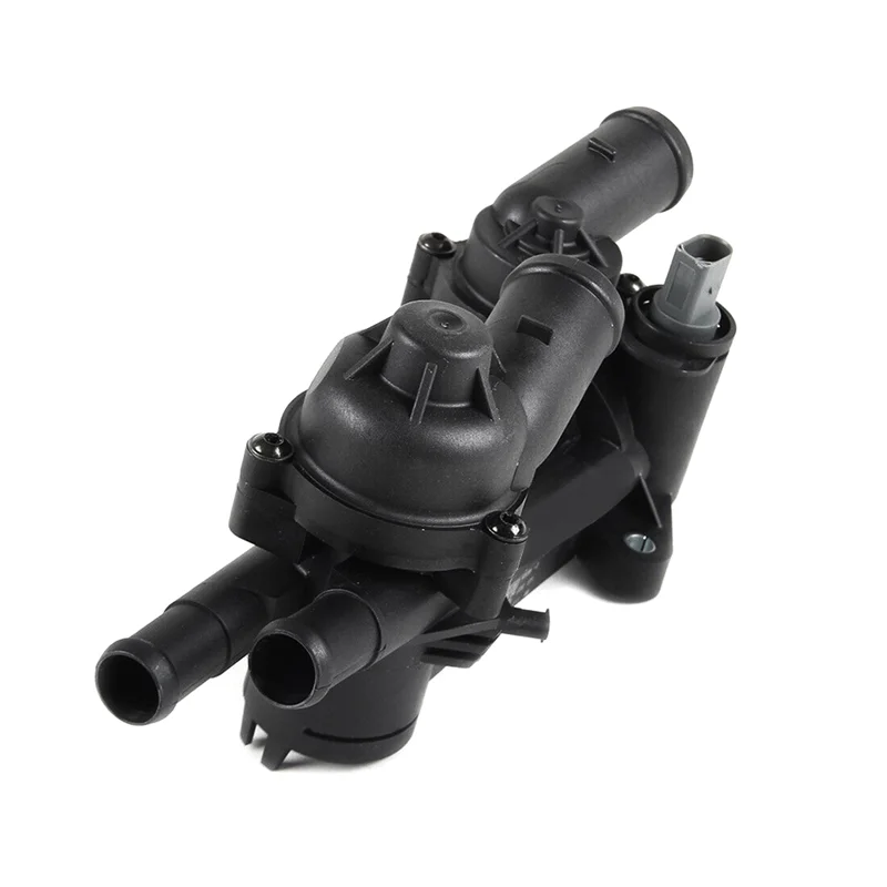 Двойной корпус термостата охлаждающей жидкости в сборе для VW Polo 1.4/1.6L 2010-2022 Skoda Fabia