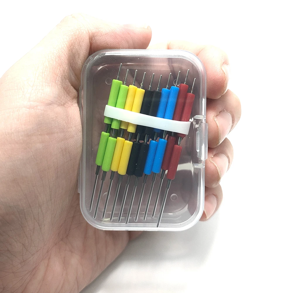 

10Pcs SDK08 Test Clip 40V SMD Gripper IC Test Hook Clips Electrical Testing Ultra Small Clip Test Clamp SDK08 Test Clip
