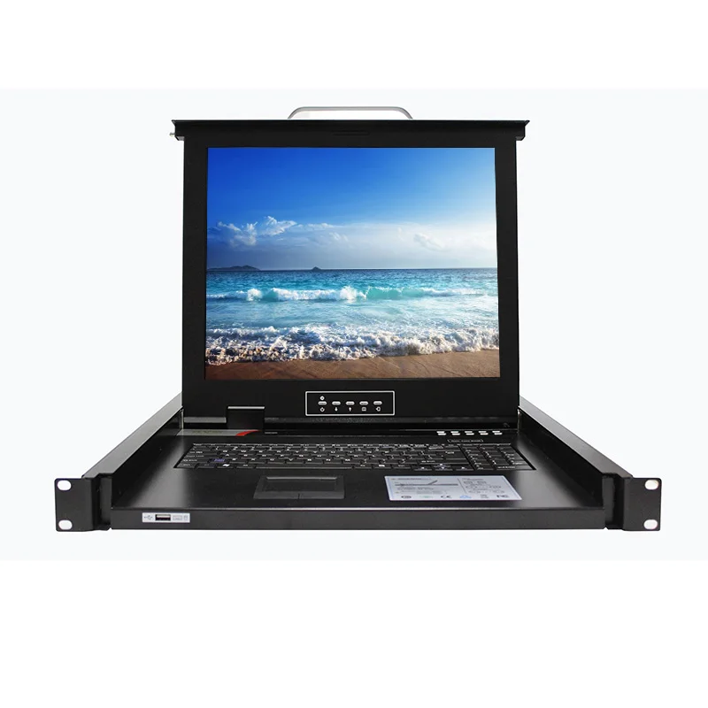 

cheap 1280 x 1024 resolution10 ports vga kvm console 19 inch 1U rackmount KVM extender 16port lcd kvm switch