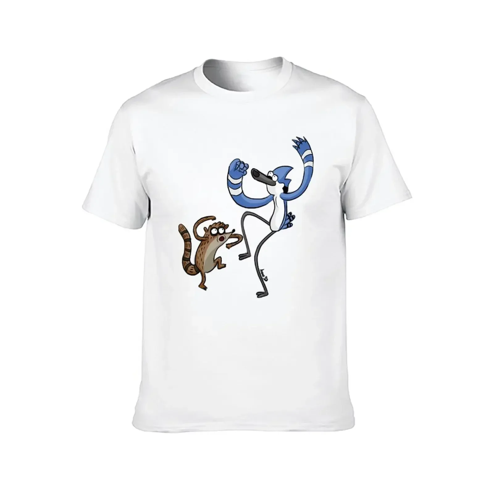 Ригби и Мордекай футболки на заказ дизайн вашей собственной короткой мужские