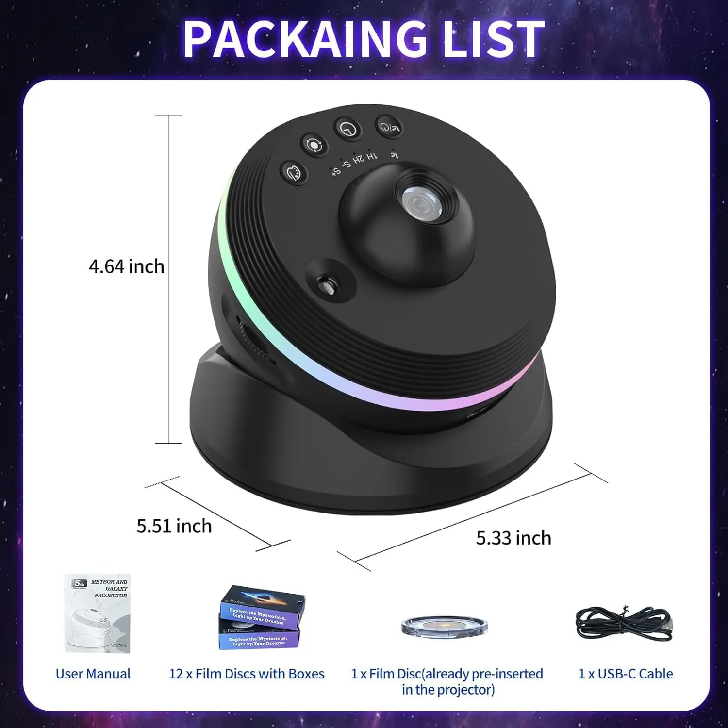 

Xiaomi Galaxy Star проектор