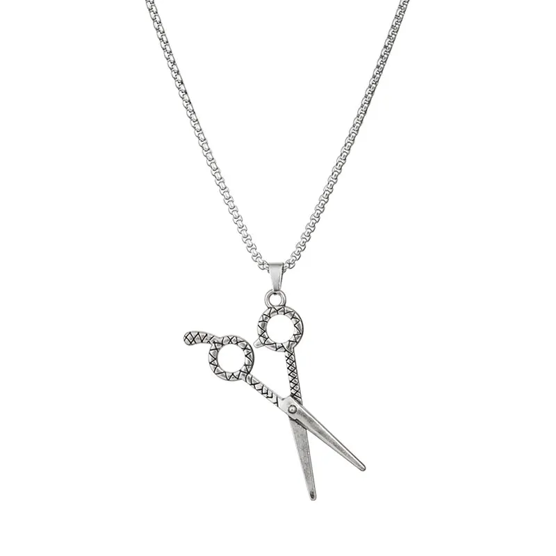 Ожерелье с подвеской в виде ножниц женские европейские и американские