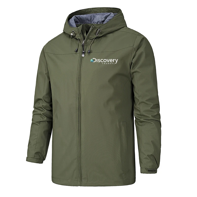 Fashion New 2023 Discovery Men's Jacket Couple Spring and Autumn Outdoor Adventure Windbreaker Zipper Jacket Windproof Waterproo