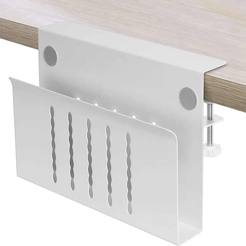 

Desk Side Storage Hanging Desk Storage Laptop Stand Tablet Storage Made Of Steel,Load Capacity 3Kg 3Kg B