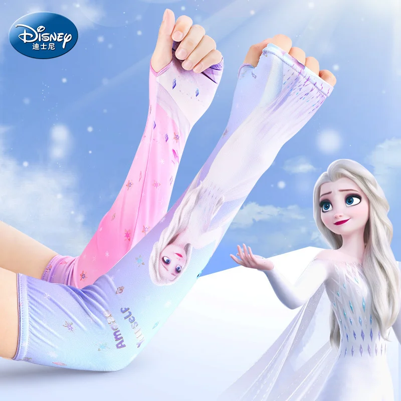 

Snow and Ice Children's Sleeve Girl Ice Silk Sunscreen Princess Aisha Summer Lovely Baby Protective Sleeve Girl Ice Sleeve