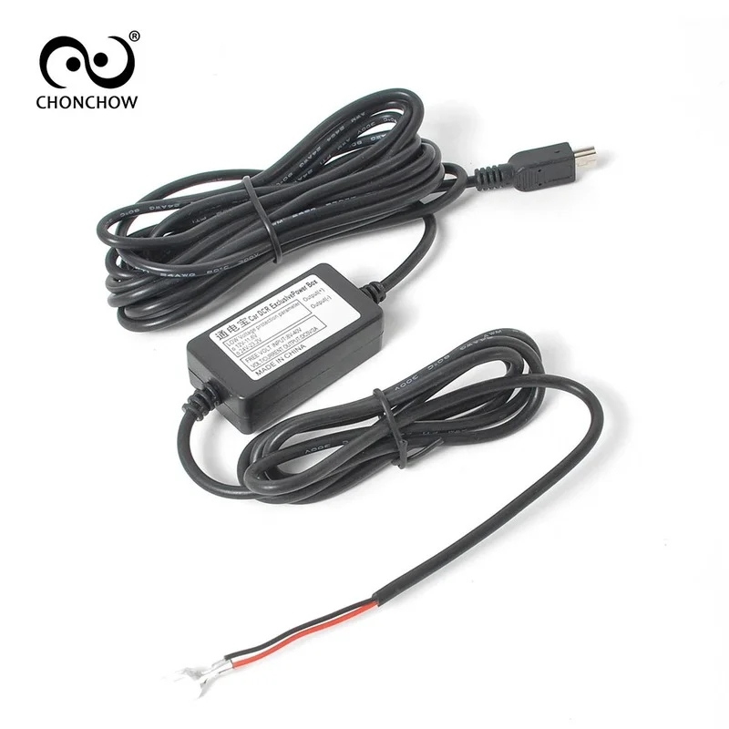 ChonChow 12В-24В кабель для автомобильного зарядного устройства мотоцикла