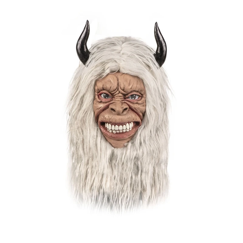 Фото Маска Yeti Original Classic: Костюм Снежного Монстра, полнолицевой реквизит для косплея для взрослых и подростков, для праздников, вечеринок, сцены, подарок №2