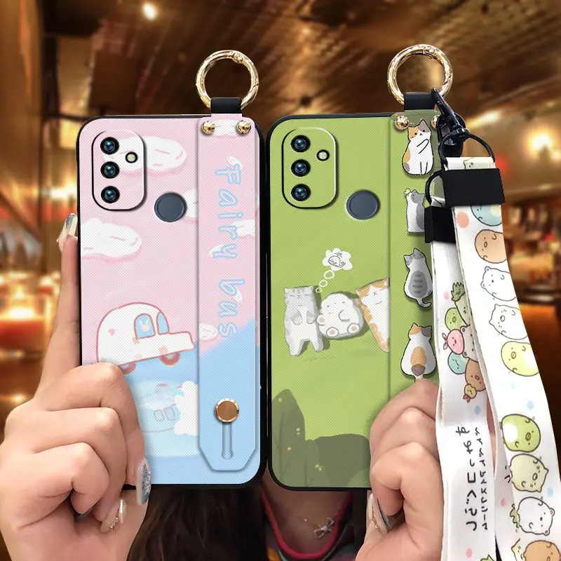 lanyard phone holder phone case for oneplus nord n1001nord n100 durable anti knock for girls soft free global shipping