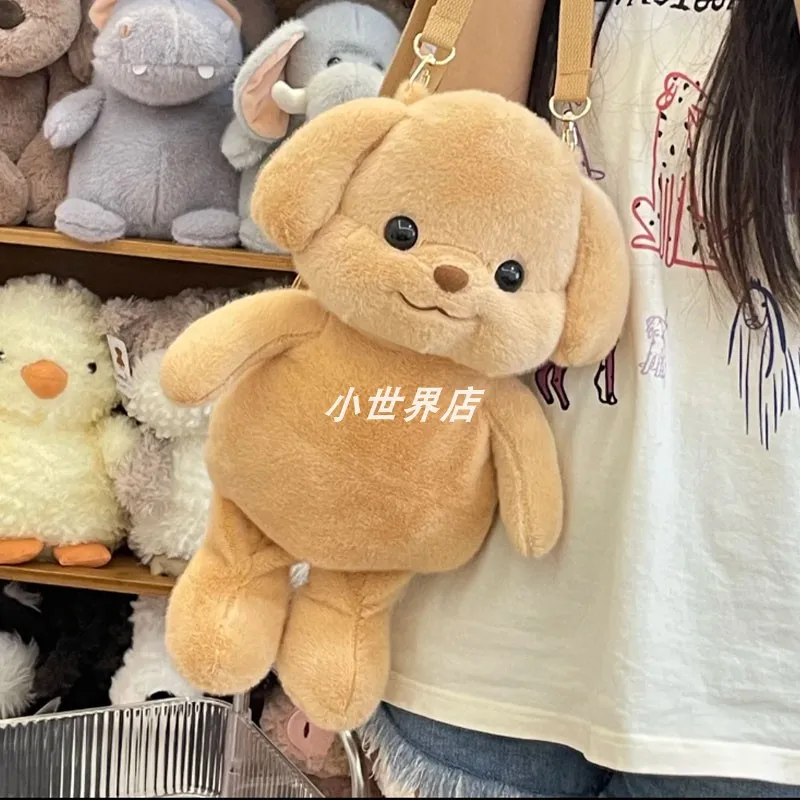 Wysokiej jakości nowy plecak Sylvanian Kawaii Cute Role Poodle Plush Toy Baby Doll Family Sofa Storage Bag Decoration Birthday Gift