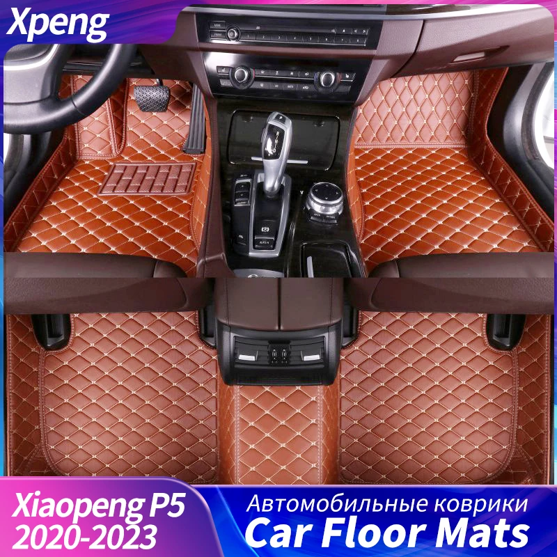 

Car Floor Mats For Xpeng Xiaopeng P5 2020-2023 Years Interior Details Car Accessories Carpet Waterproof And Dustproof Soil