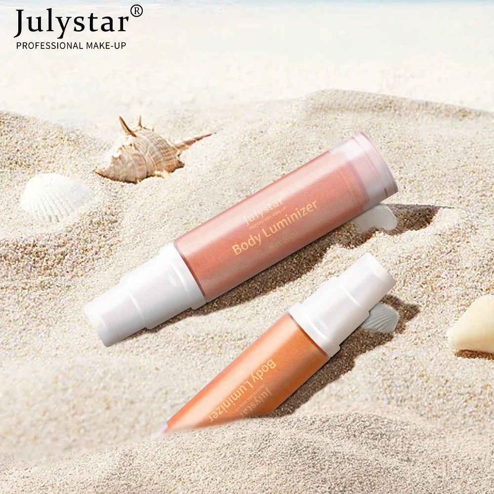 Julystar Liquid Highlighter Foundation Eyes Face Body Shimmer Oil Makeup High Gloss Lotion Highlight Liquid Make Up