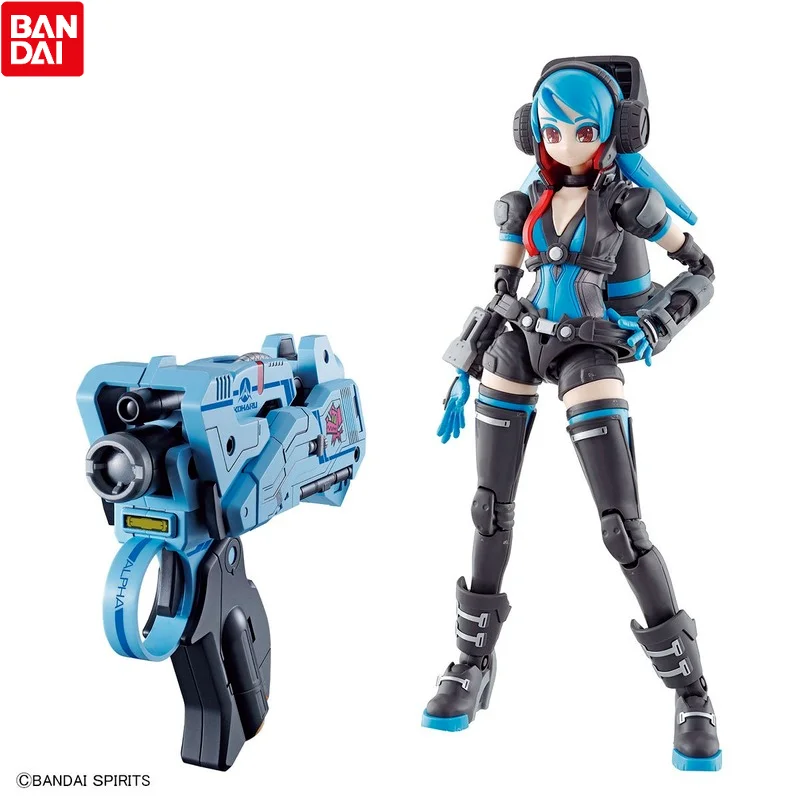 

Bandai Girl Gun Lady Model Figure Lady Commander Alice Anime Figure Genuine Assembly Model Action Toy Figure Toys for Children