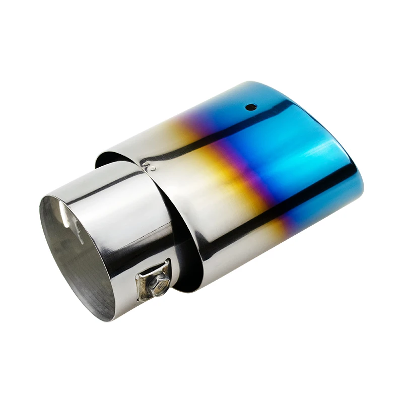 

1Pc Car Exhaust Muffler Tip Stainless Steel Pipe Trim Modified Car Rear Tail Throat Liner Pipe Exhaust Liner Auto Accessories