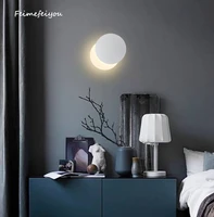 feimefeiyou nordic modern art solar eclipse wall lamp stair aisle corridor background wall bedroom bedside wall round led lamp
