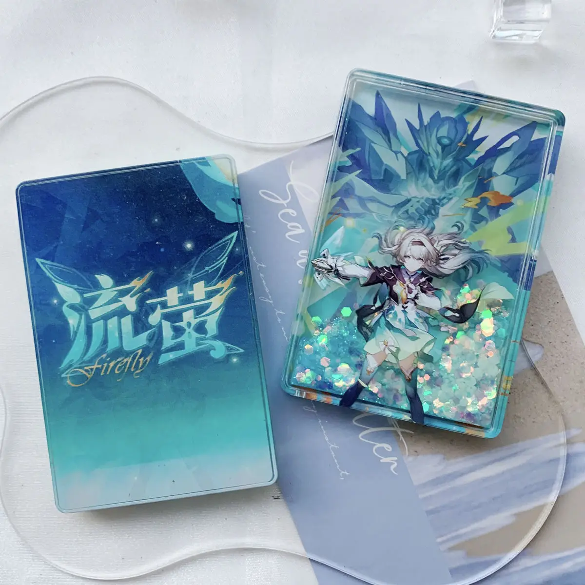 Аниме Honkai: Star Rail Firefly Quicand Mahjong акриловые украшения фигурки мультяшная модель