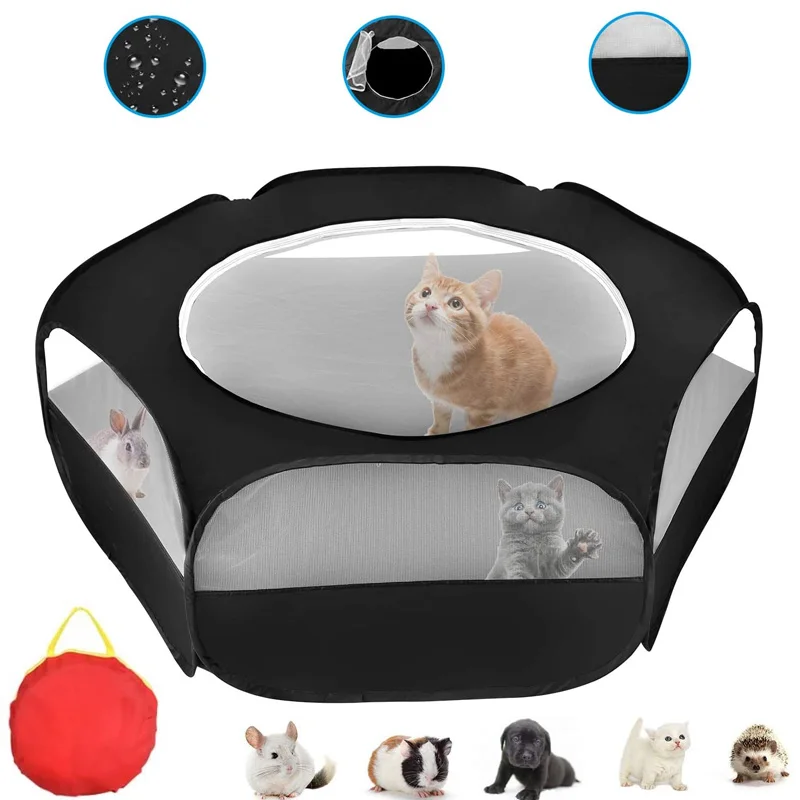 

Portable Chinchilla Playground Open Hamster Indoor/outdoor Yard Small Pet Tent Game Pig Animals Cage Fence Rabbit Playpen For